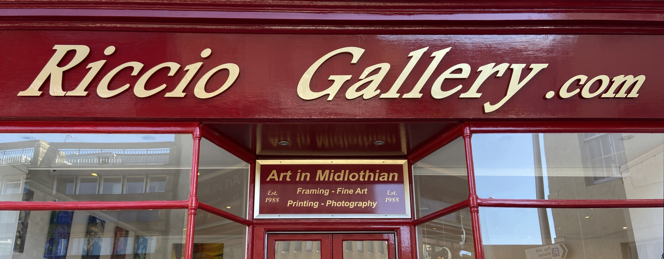 Riccio Gallery - freshly painted for 26 April 2021!
