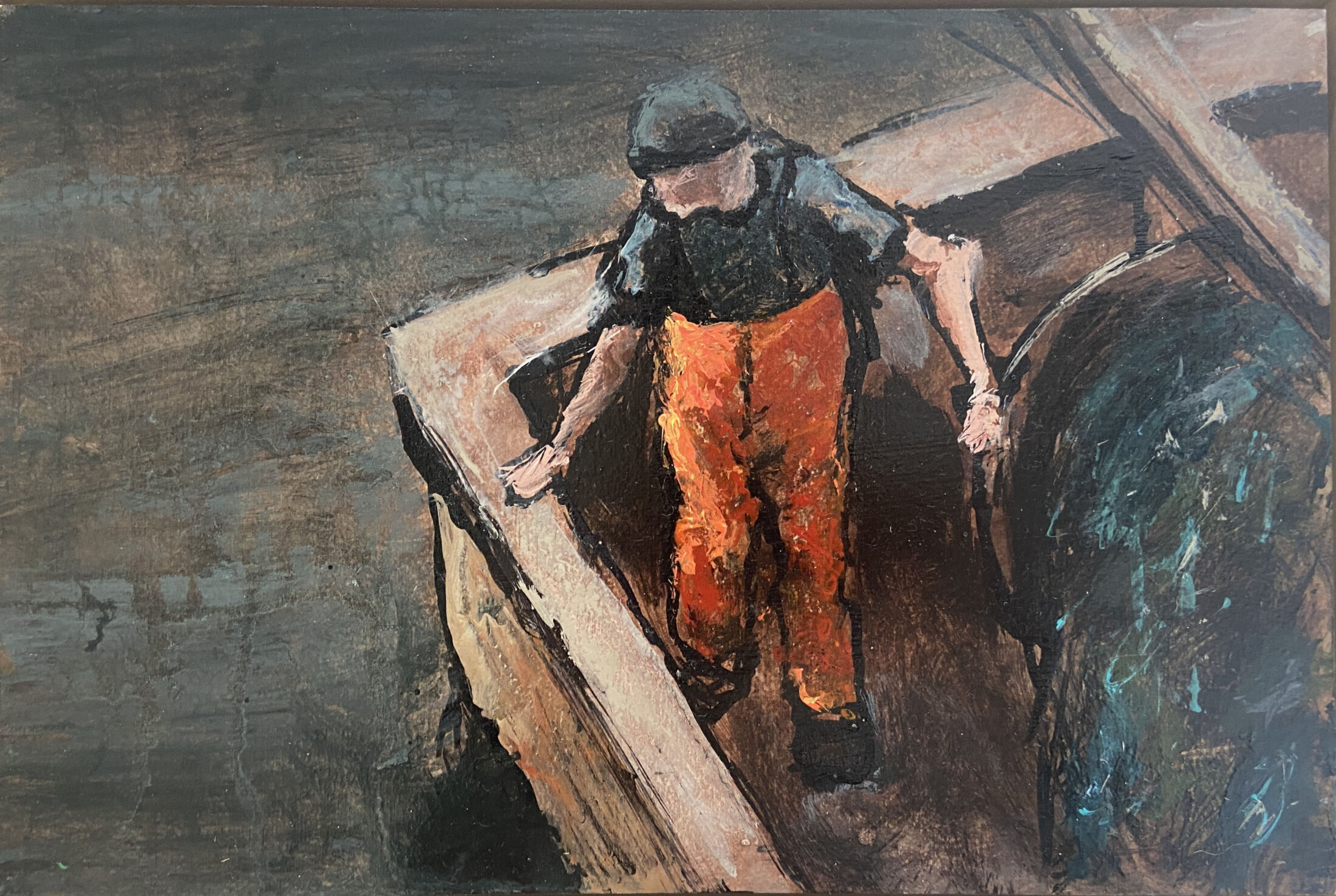 Sarah Keer-Keer FISHERMAN PORT SETON 1 - 20 x 30 cm